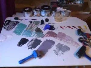 inking table