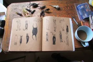 sketch book page