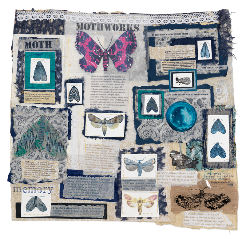 moth collage blue 
